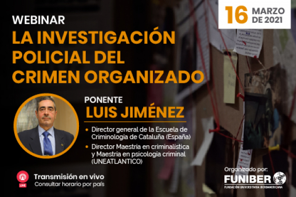 Participación de UNINI Puerto Rico en webinar sobre investigación policial del crimen organizado