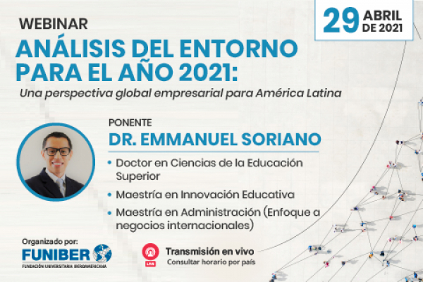 Webinar orientado a la perspectiva empresarial latinoamericana en el que participa UNINI Puerto Rico