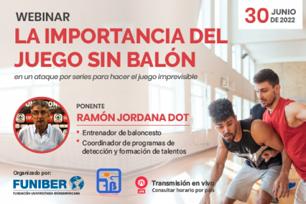 UNIB participa en webinar sobre estrategias en el juego sin balón